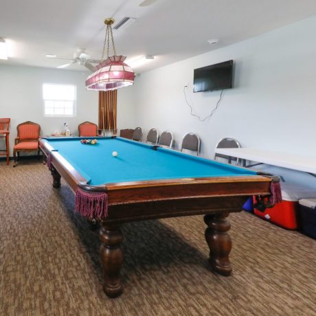 billiards room